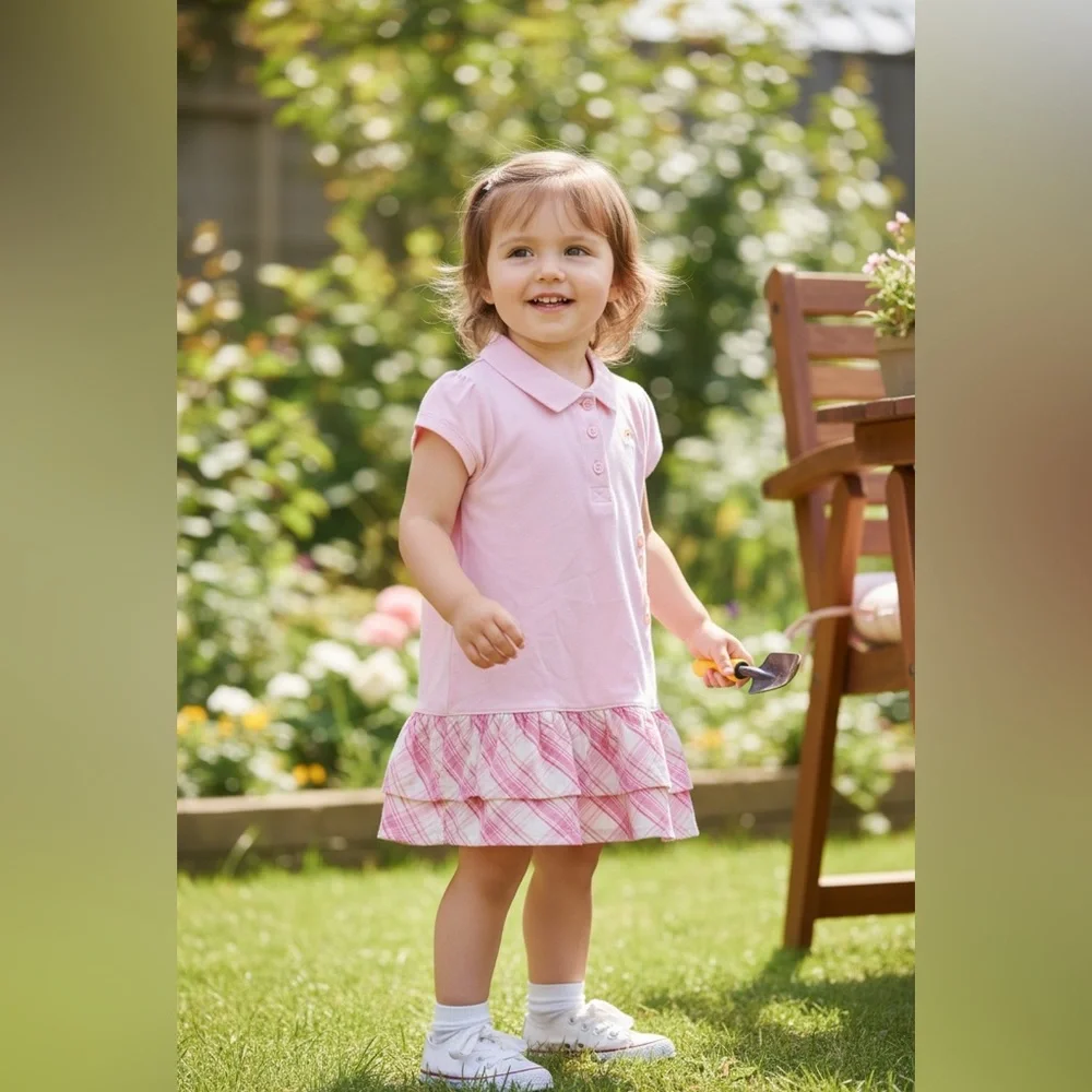 Carters Pink Kids Polo dress size 2T